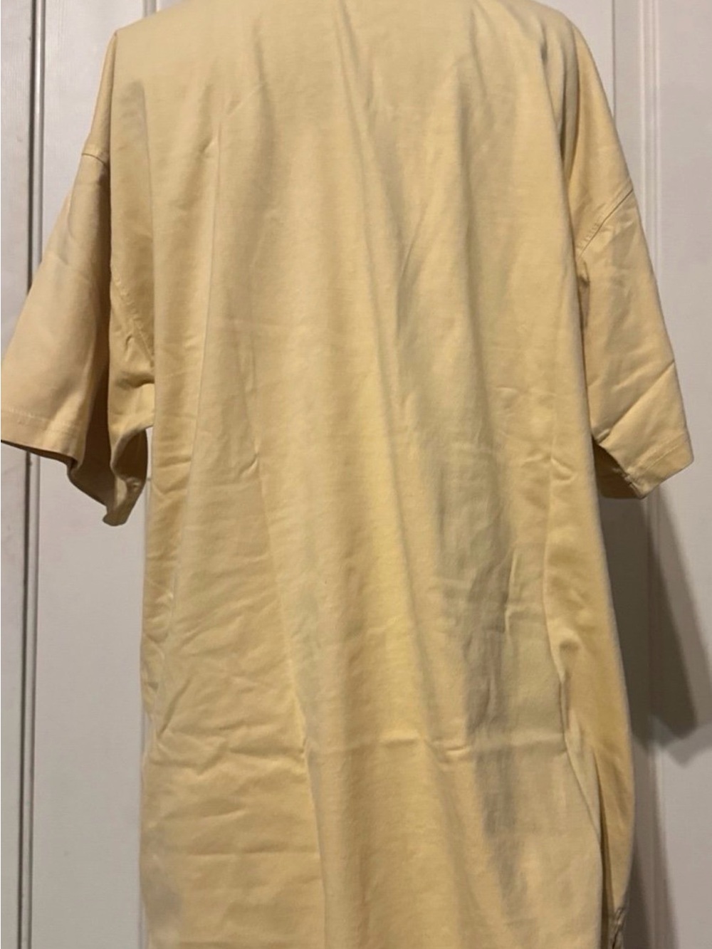 Vintage Light Yellow Short Sleeve Crewneck Tee